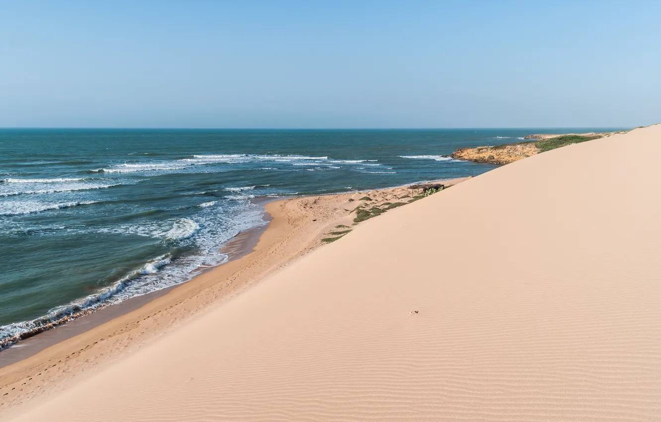 Photo wallpaper sand, sea, wave, beach, summer, summer, beach, sea