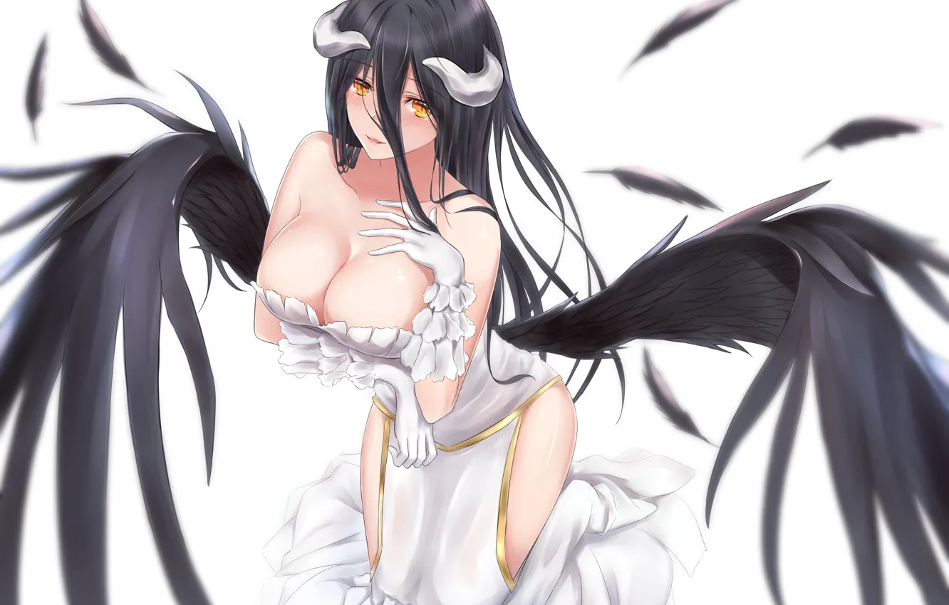 Photo wallpaper Girl, Overlord, Anime, The Lord, Albedo