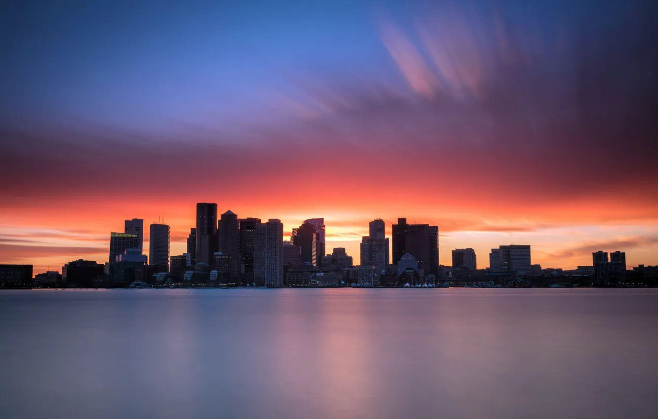 Photo wallpaper Massachusetts, Piers Park, East Boston