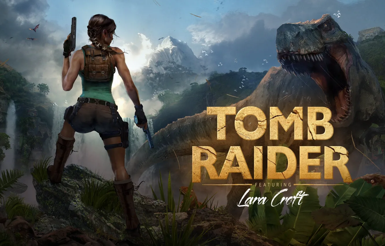 Photo wallpaper the game, Tomb Raider, game, Lara Croft, Square Enix, Lara Croft, Crystal Dynamics, Eidos Montreal