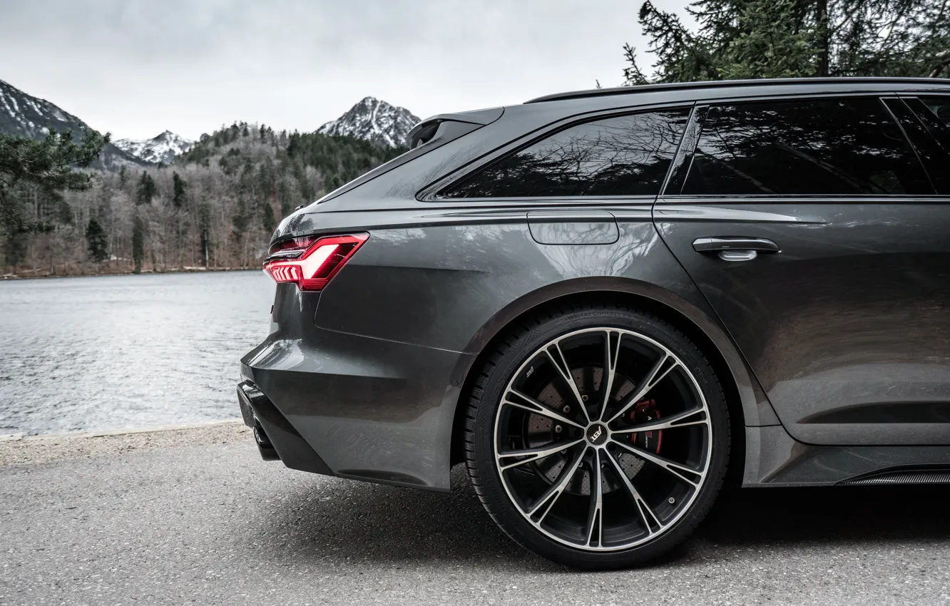 Photo wallpaper Audi, wheel, ABBOT, Before, RS6, RS 6, 2020
