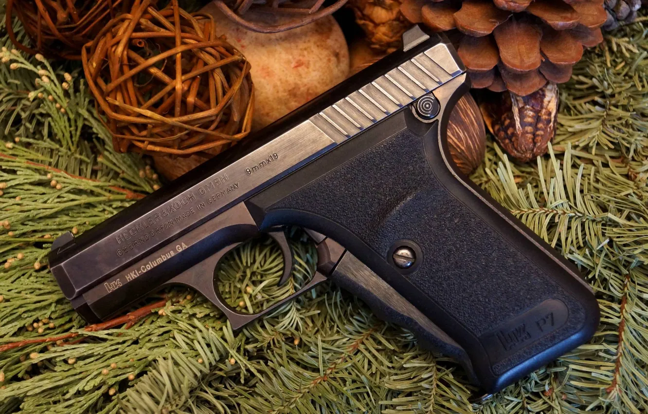 Photo wallpaper weapons, German gun, Heckler &amp; Koch