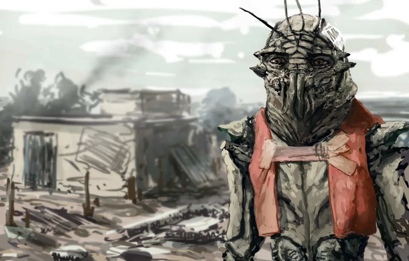 Photo wallpaper movie, the film, monster, monster, district 9