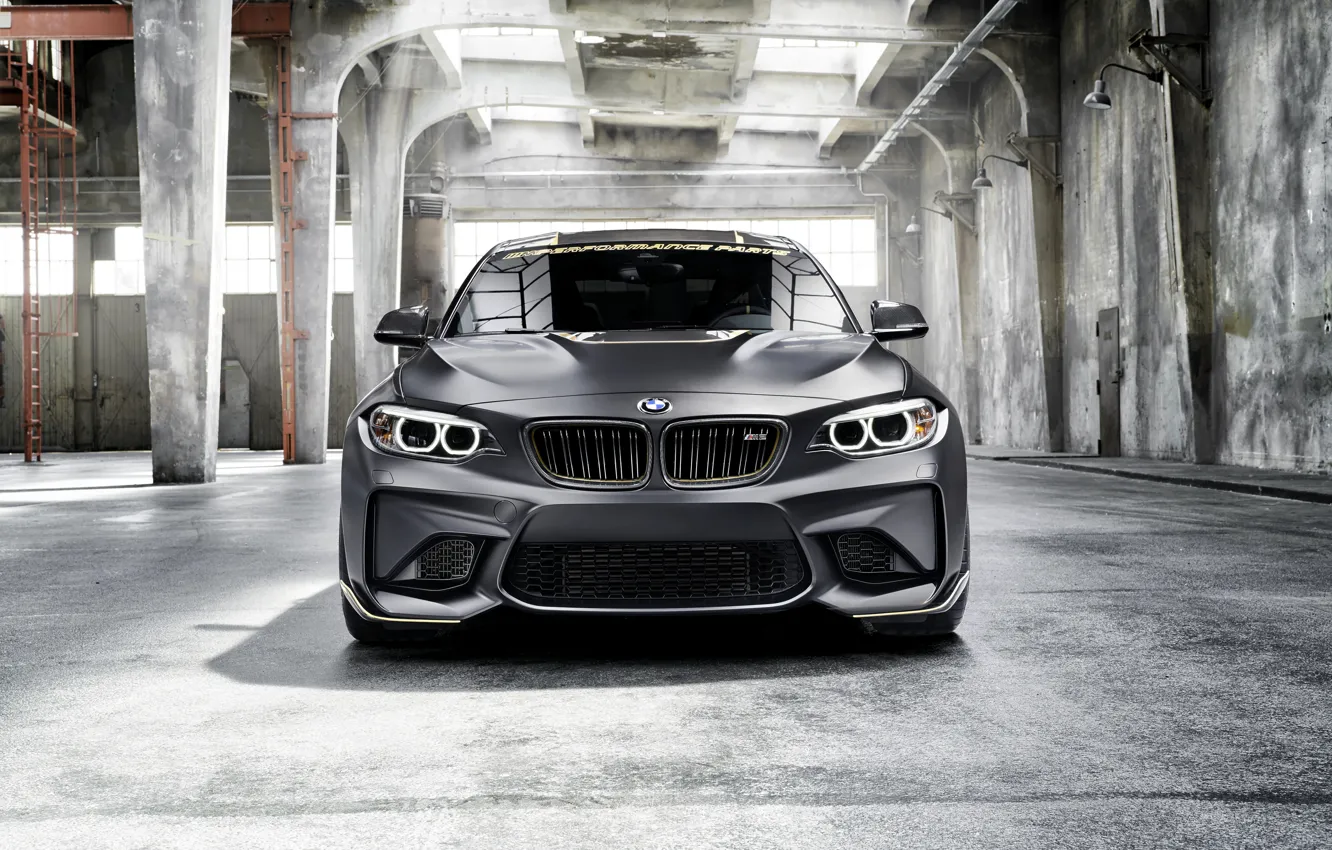 Photo wallpaper BMW, front view, 2018, F87, M2, M2 M Performance Parts Concept