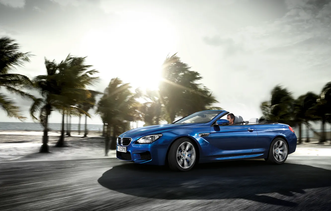 Photo wallpaper BMW, Cabrio, Bule