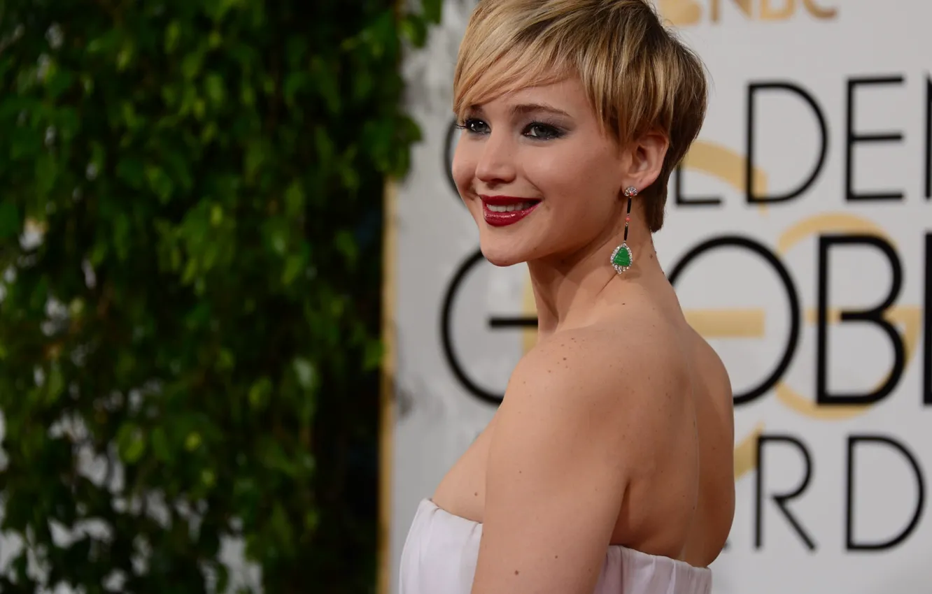 Photo wallpaper girl, fashion, dress, style, smile, short hair, beauty, singer