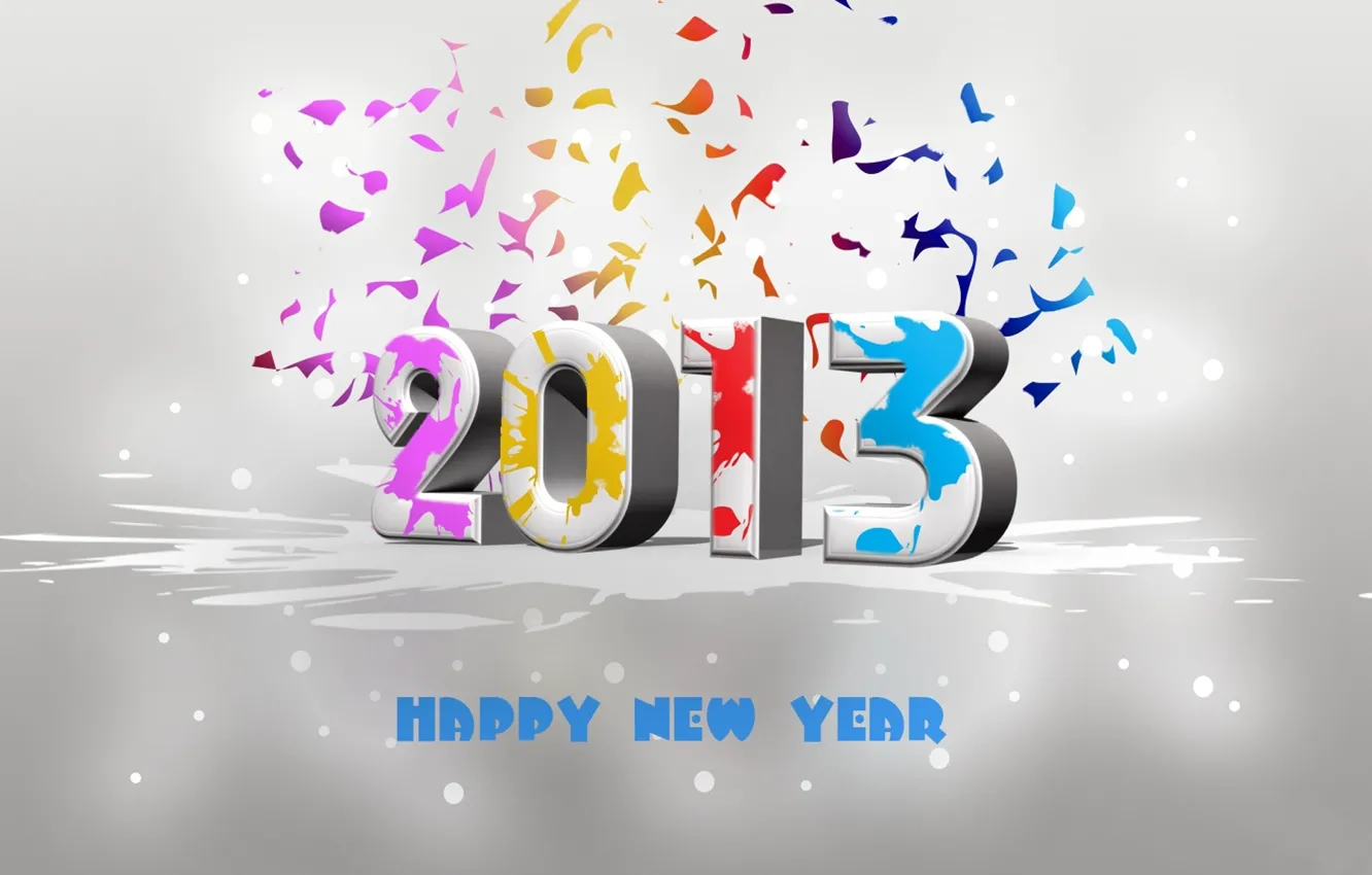 Photo wallpaper new year, new year, happy new year, 2013