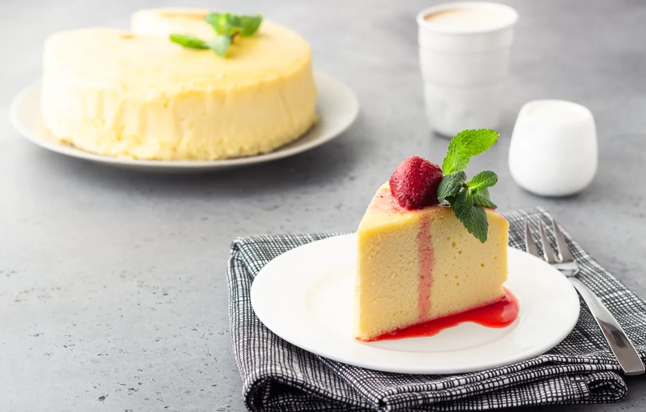 Photo wallpaper Japan, cheesecake, cotton