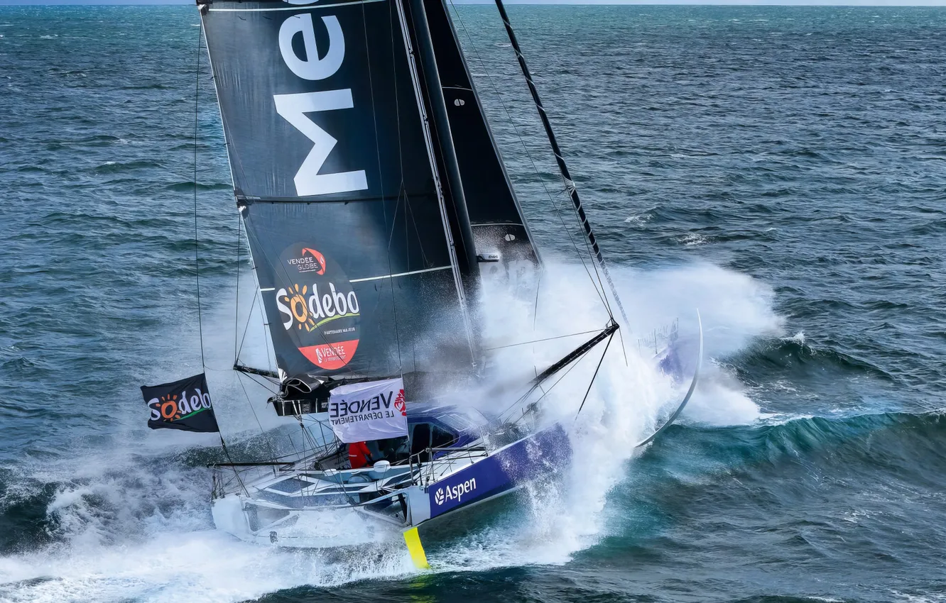 Photo wallpaper race, boat, speed