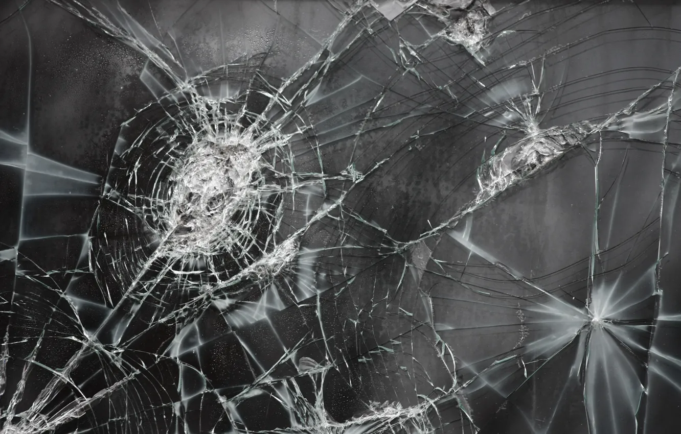 Photo wallpaper glass, cracked, texture, broken, Wallpaper from lolita777
