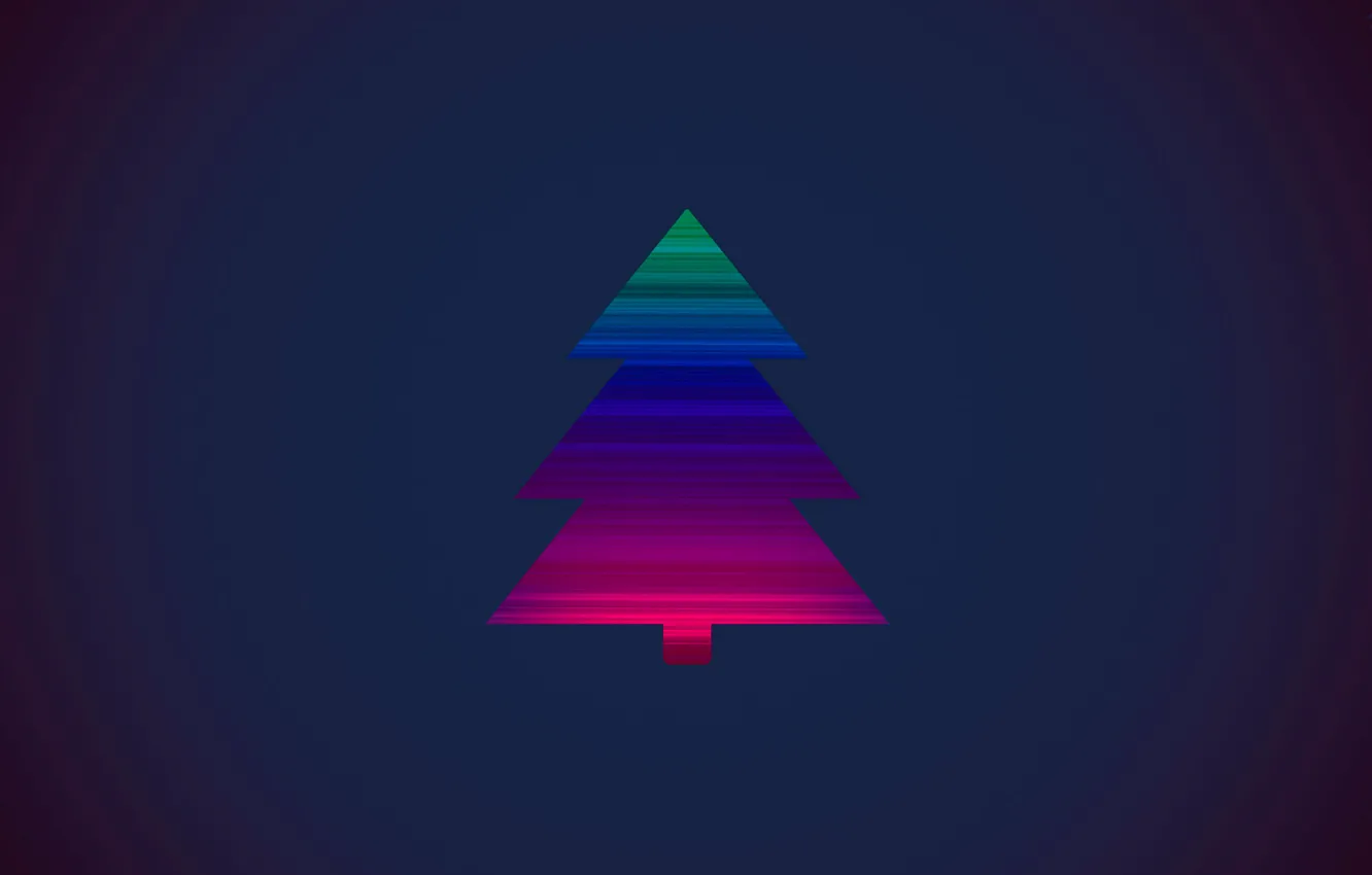 Photo wallpaper tree, new year, Christmas, range, minimalism, new year