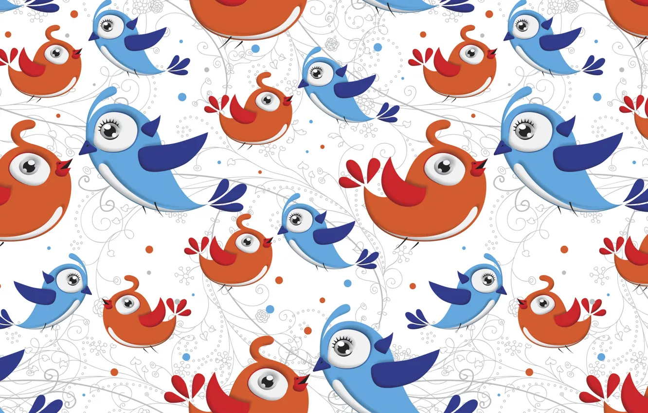 Photo wallpaper background, texture, art, bird