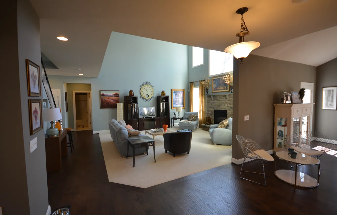 Photo wallpaper design, style, interior, living space