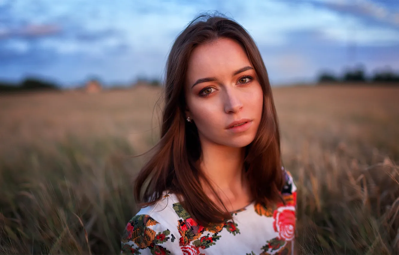 Photo wallpaper look, portrait, Renat Fotov, Tatiana Bakhvalova