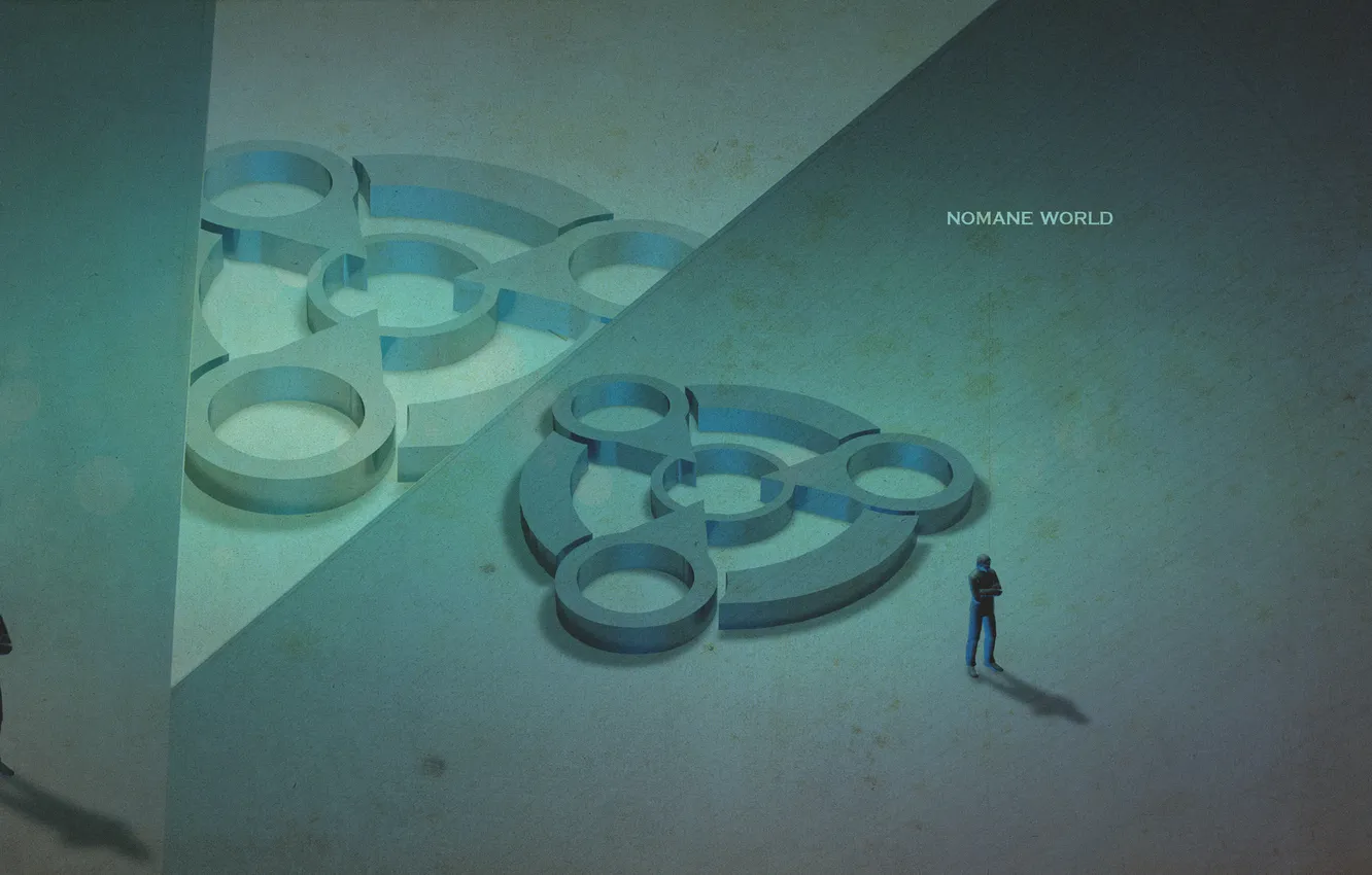 Photo wallpaper design, nomane world, nomane