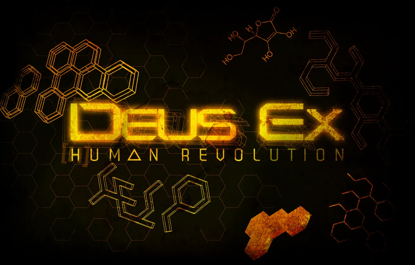 Photo wallpaper cyberpunk, Deus Ex: Human Revolution, rpg, Eidos Interactive