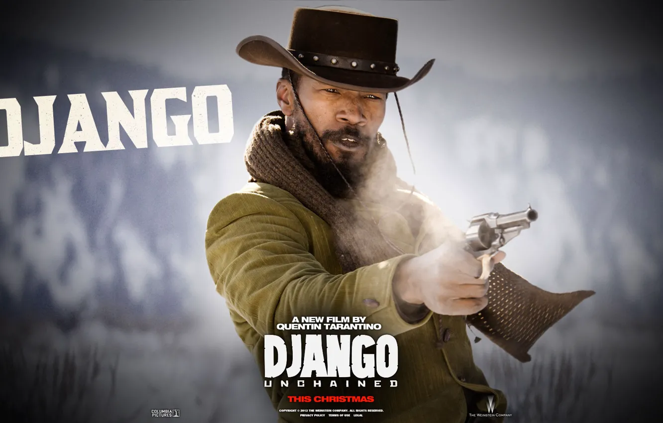 Photo wallpaper movie, Django, django unchained