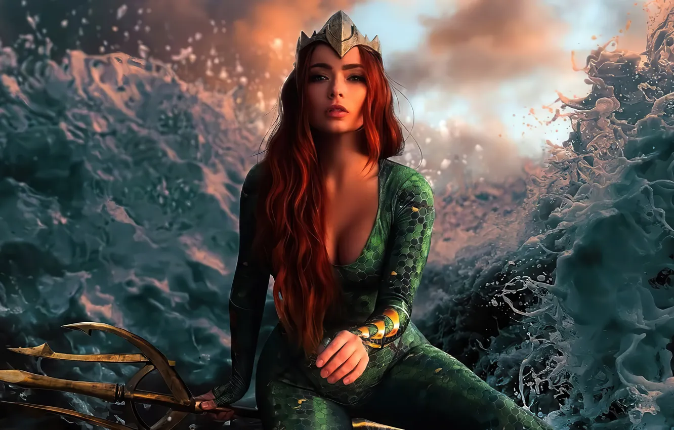 Photo wallpaper ocean, protector, mera