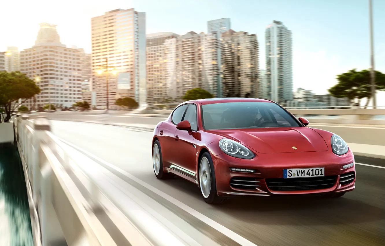 Photo wallpaper Porsche, Panamera, Porsche, Panamera, Turbo, 2014
