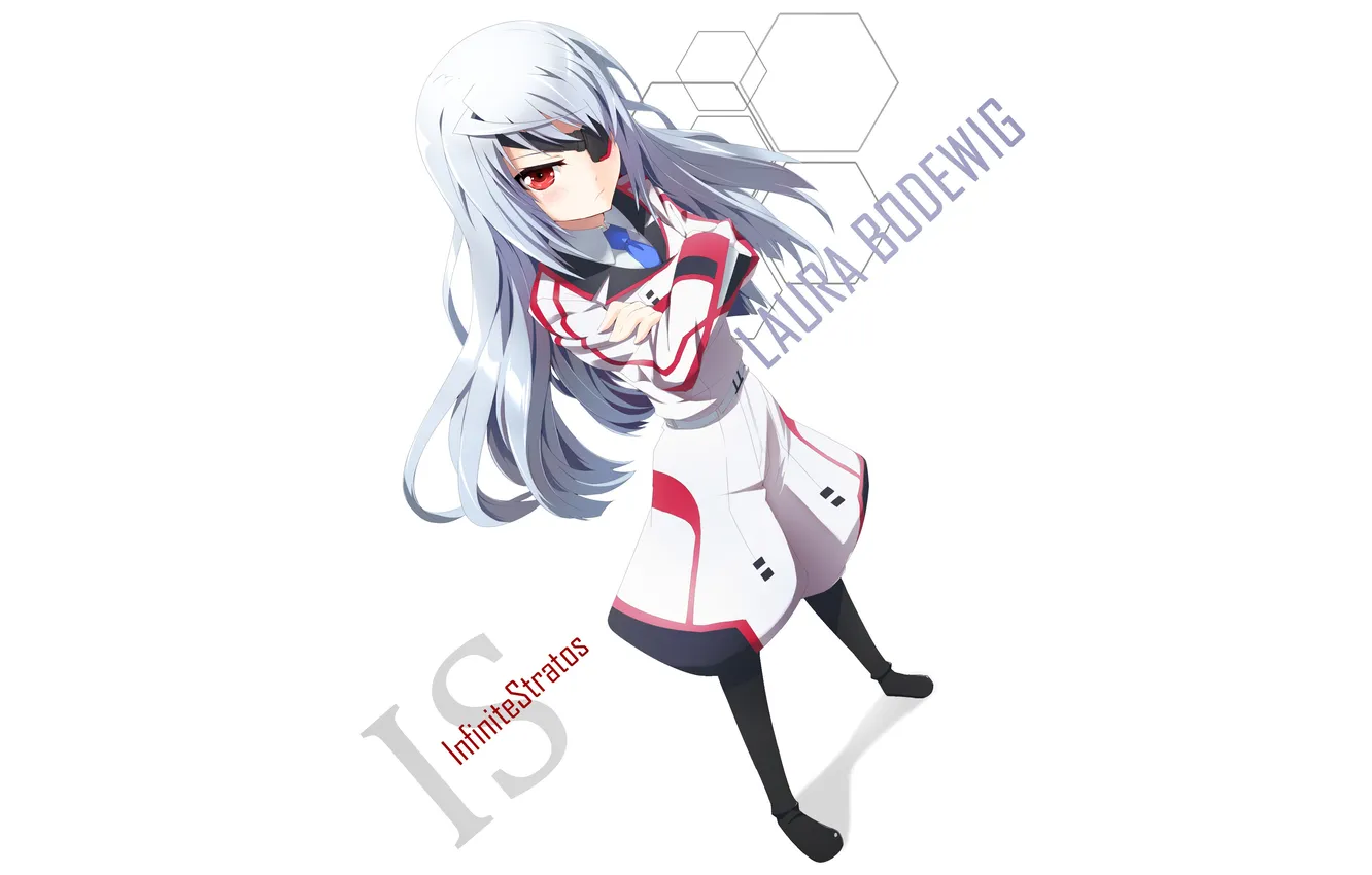 Photo wallpaper Single, female, Infinite Stratos, Laura Bodewig