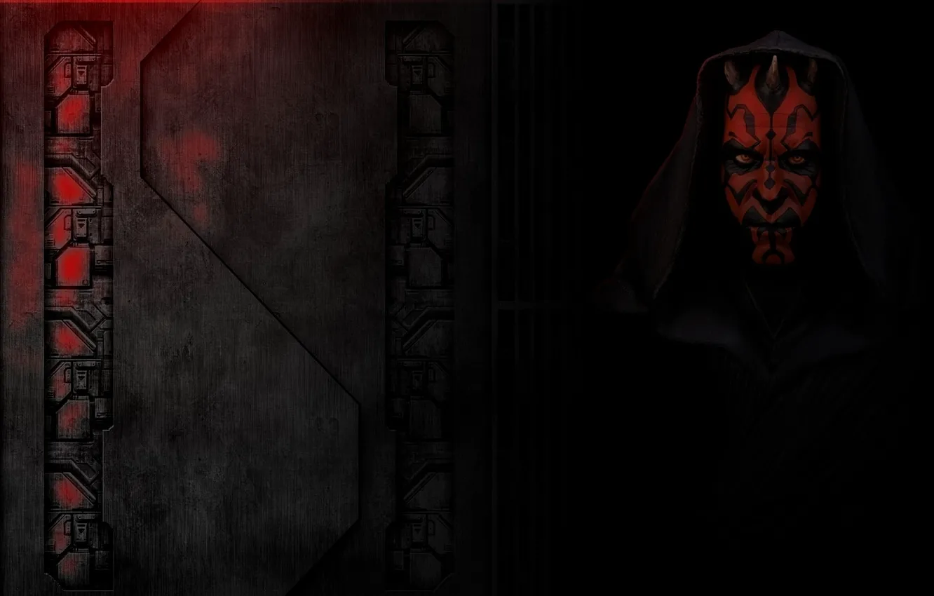 Photo wallpaper Star wars, A Sith Lord, Zabrak, Dart Maul