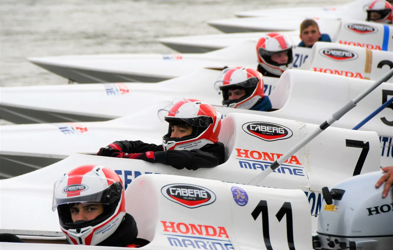 Photo wallpaper race, boat, speed
