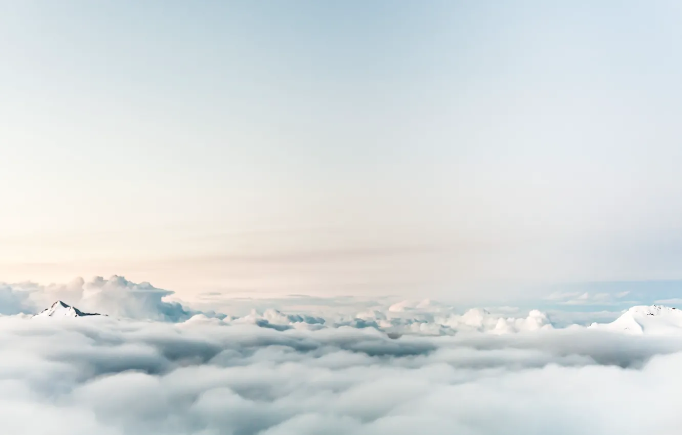Photo wallpaper sky, blue, Sea Of Clouds