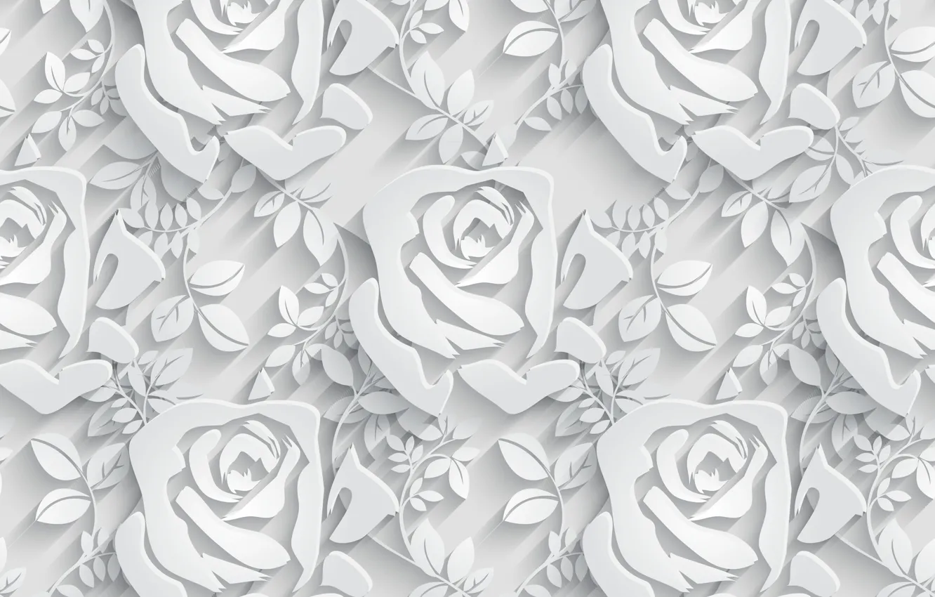 Photo wallpaper roses, Flowers, pattern, pattern, seamless, Floral, seamless