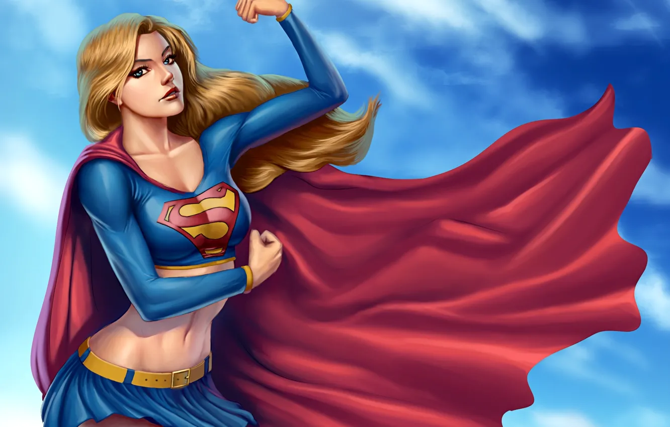 Photo wallpaper supergirl, superhero, DC Comics, Kara Zor-El, Super girl, kryptonian