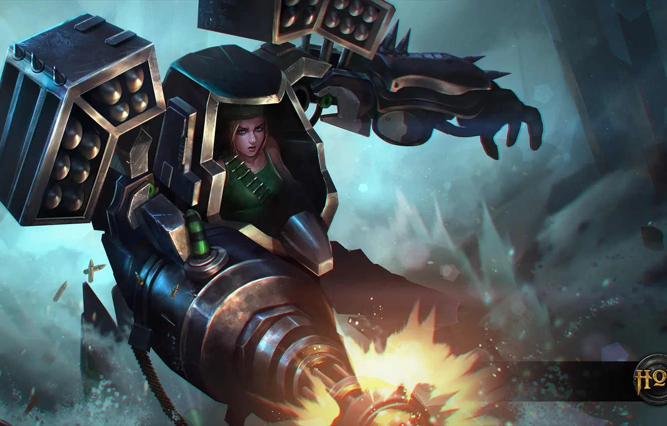 Photo wallpaper hon, Heroes of Newerth, Ursa, artillery, Ravus, Ravus Artillery