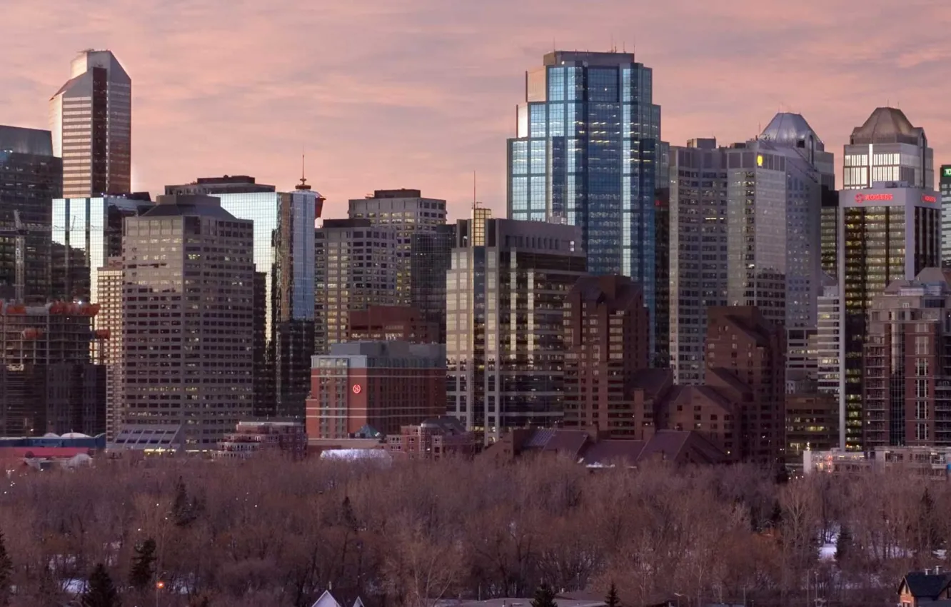 Photo wallpaper city, the city, Canada, Calgary