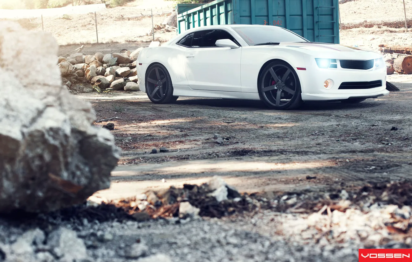 Photo wallpaper machine, auto, vossen, chevrolet camaro