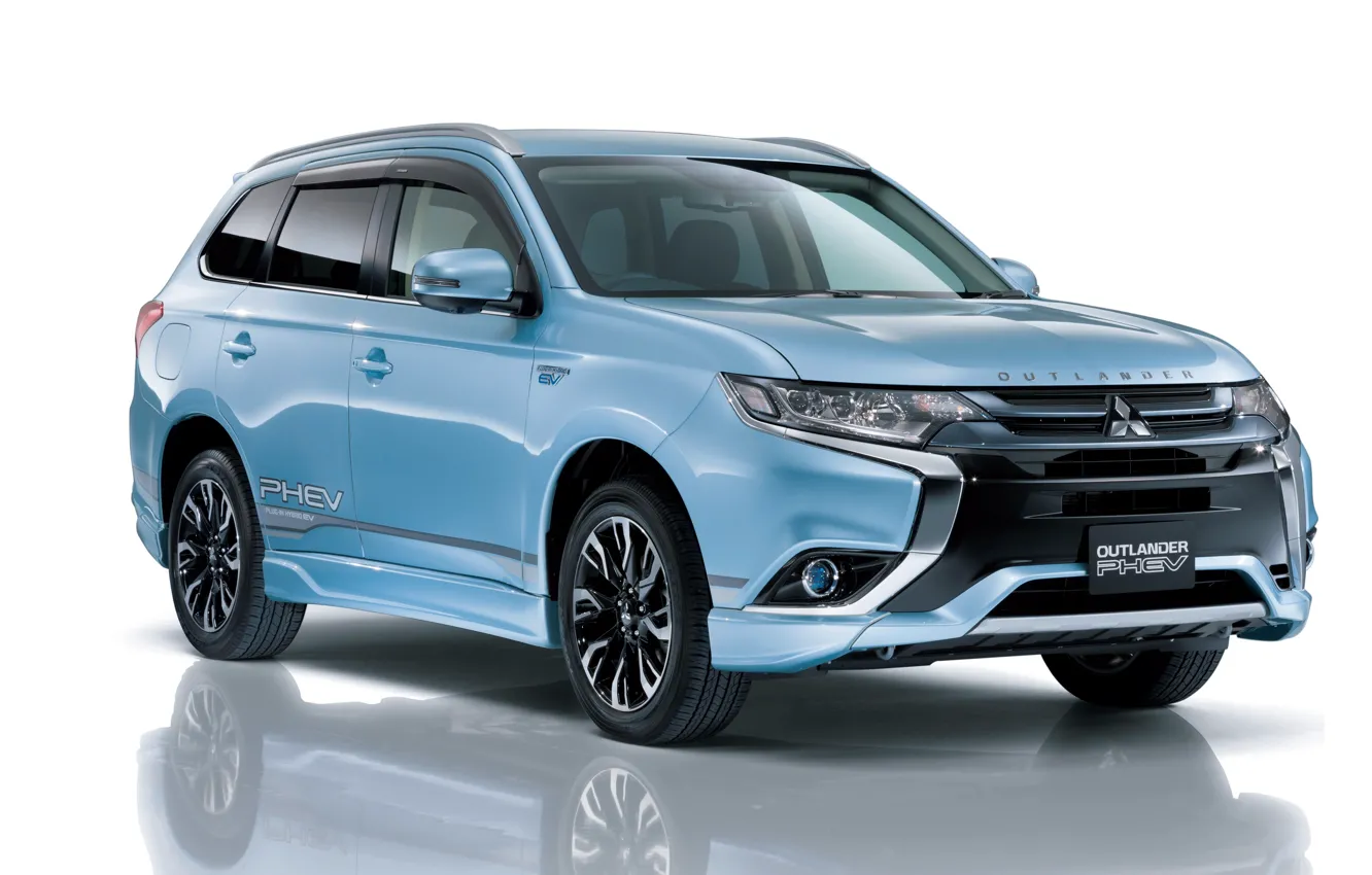 Photo wallpaper Mitsubishi, Mitsubishi, JP-spec, Outlander, 2015, PHEV, Outlander