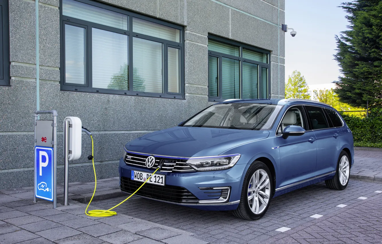 Photo wallpaper Volkswagen, Volkswagen, GTE, Passat, Passat, 2015