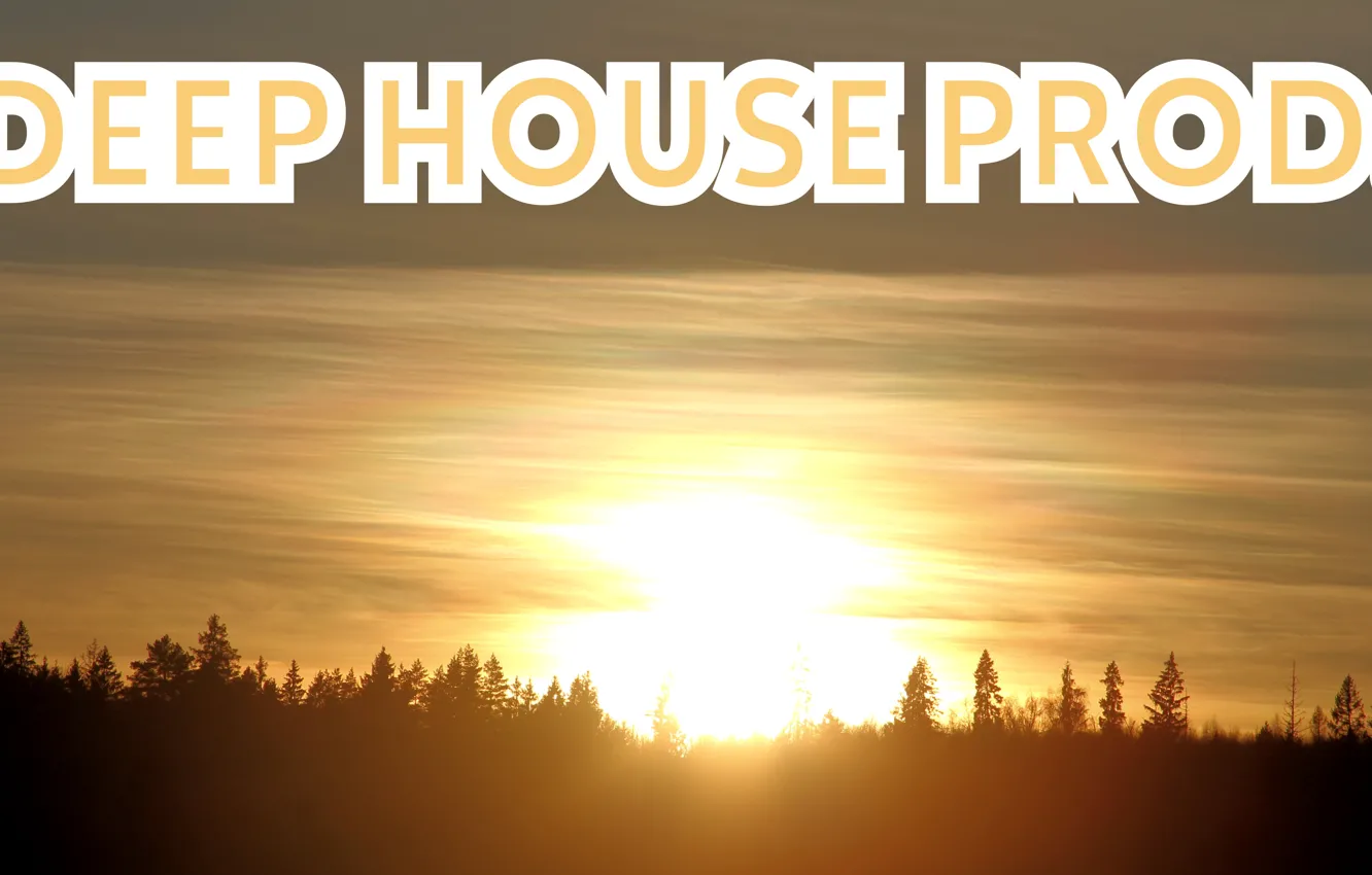 Photo wallpaper Music, sun, angel, angels, DeepHouse