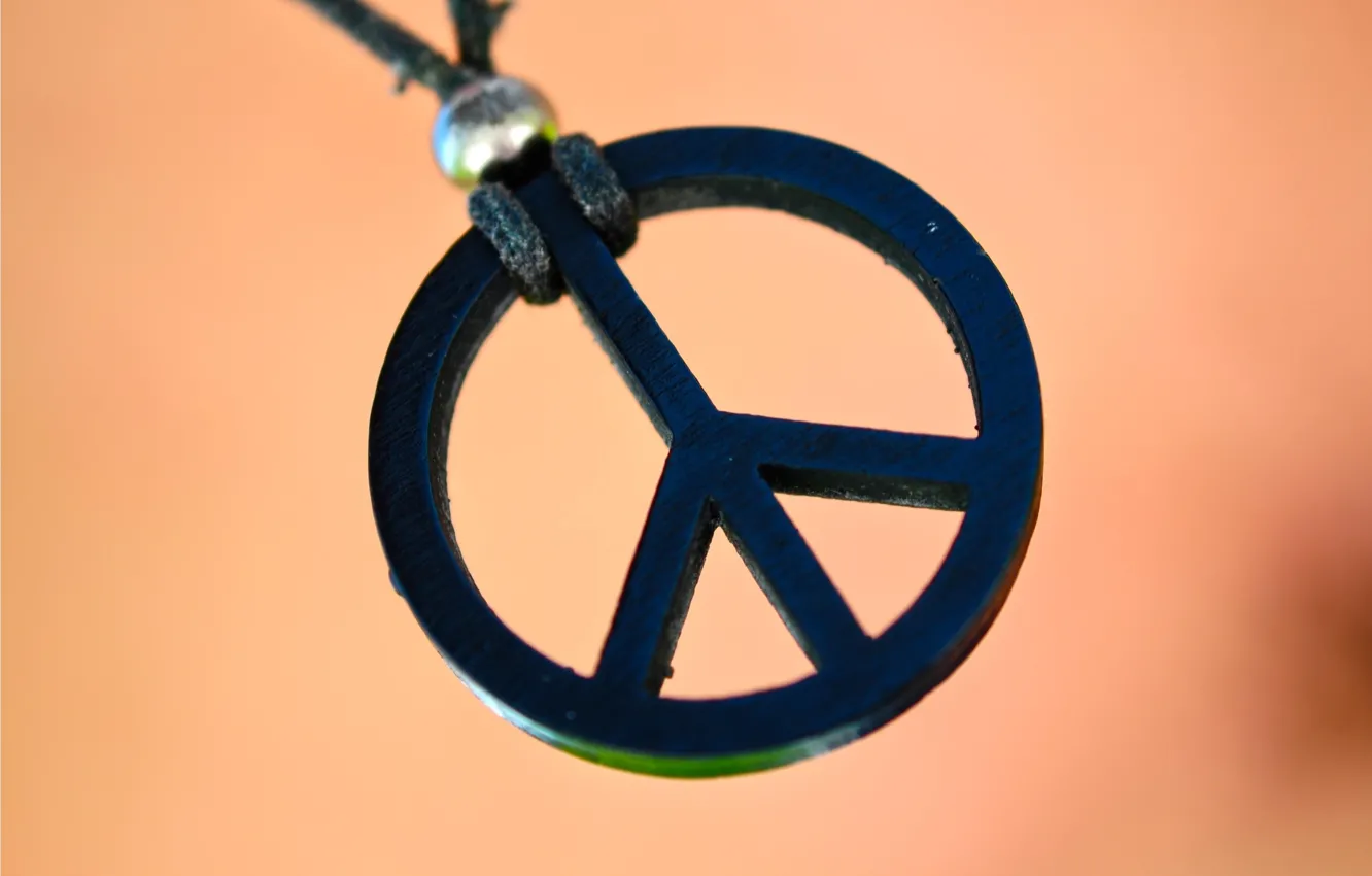 Photo wallpaper sign, hippie, Pacific, cross the world