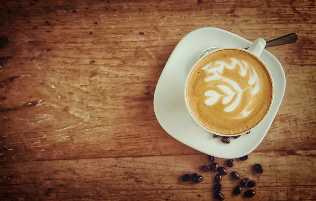 Photo wallpaper brown, chocolate, Break, breakfast, cappuccino, cafe, ceramic, Caffeine