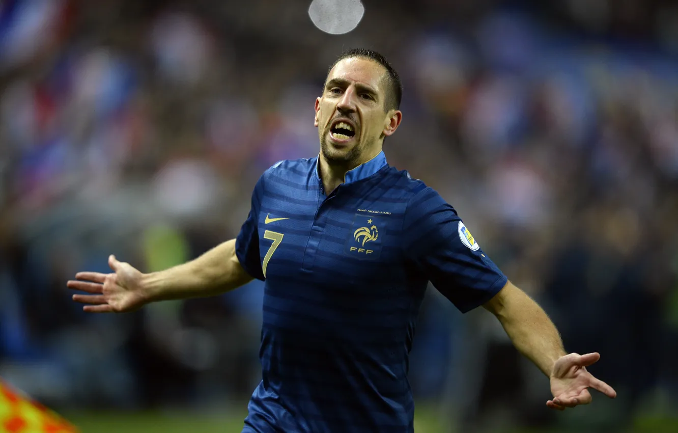 Photo wallpaper football, France, Bayern, player, France, football, Sport, Franck Ribery