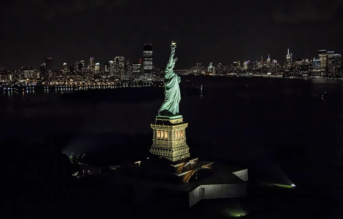 Photo wallpaper life, New York City, Statue of Liberty