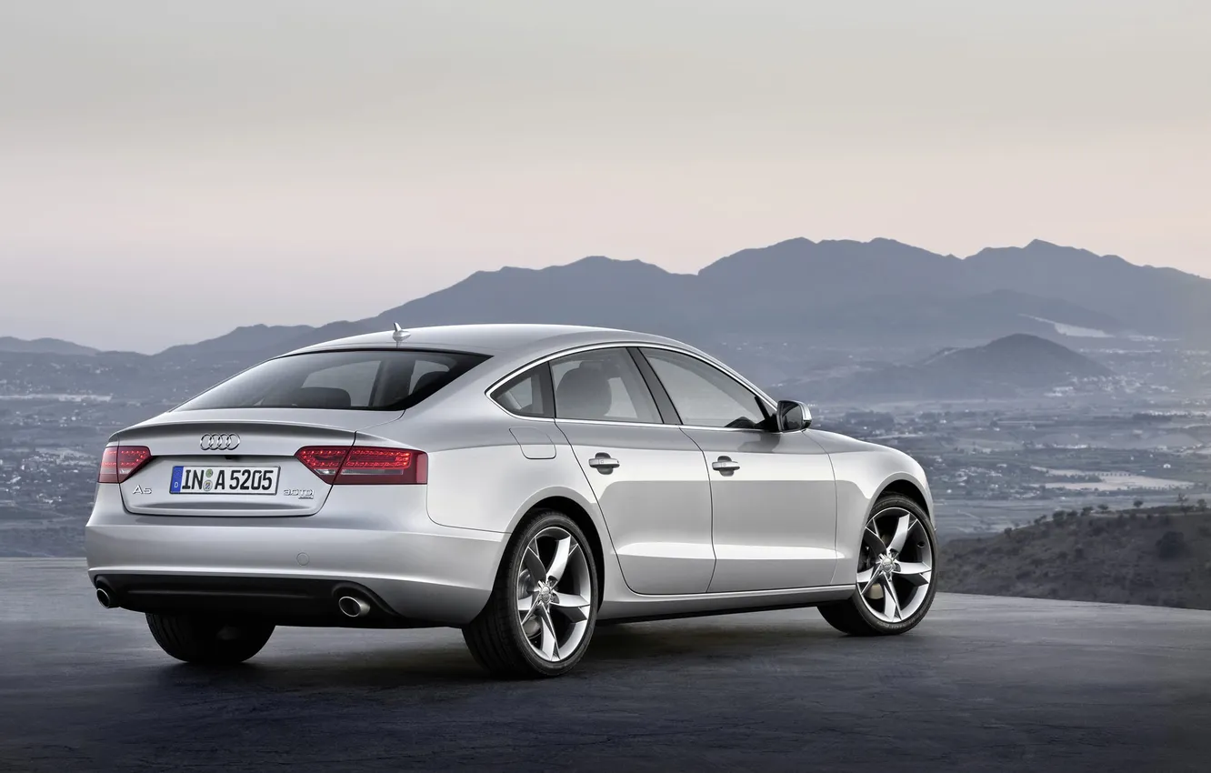Photo wallpaper machine, landscape, photo, Audi, Audi, view, cars, A5 Sportback