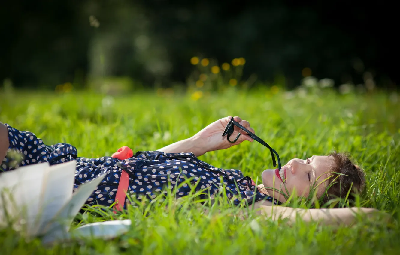 Photo wallpaper summer, girl, mood