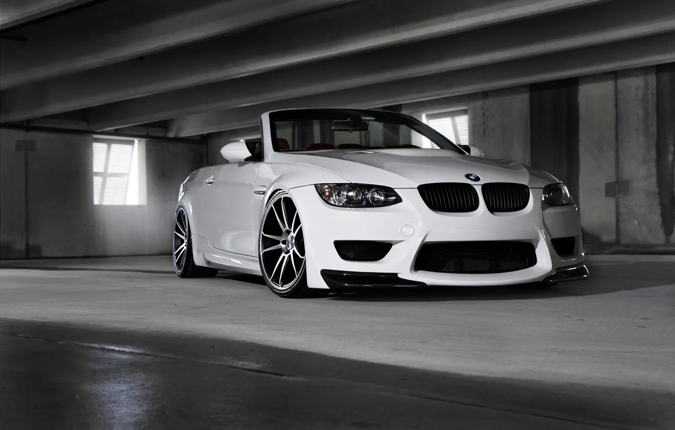 Photo wallpaper white, tuning, BMW, BMW, white, tuning, E93