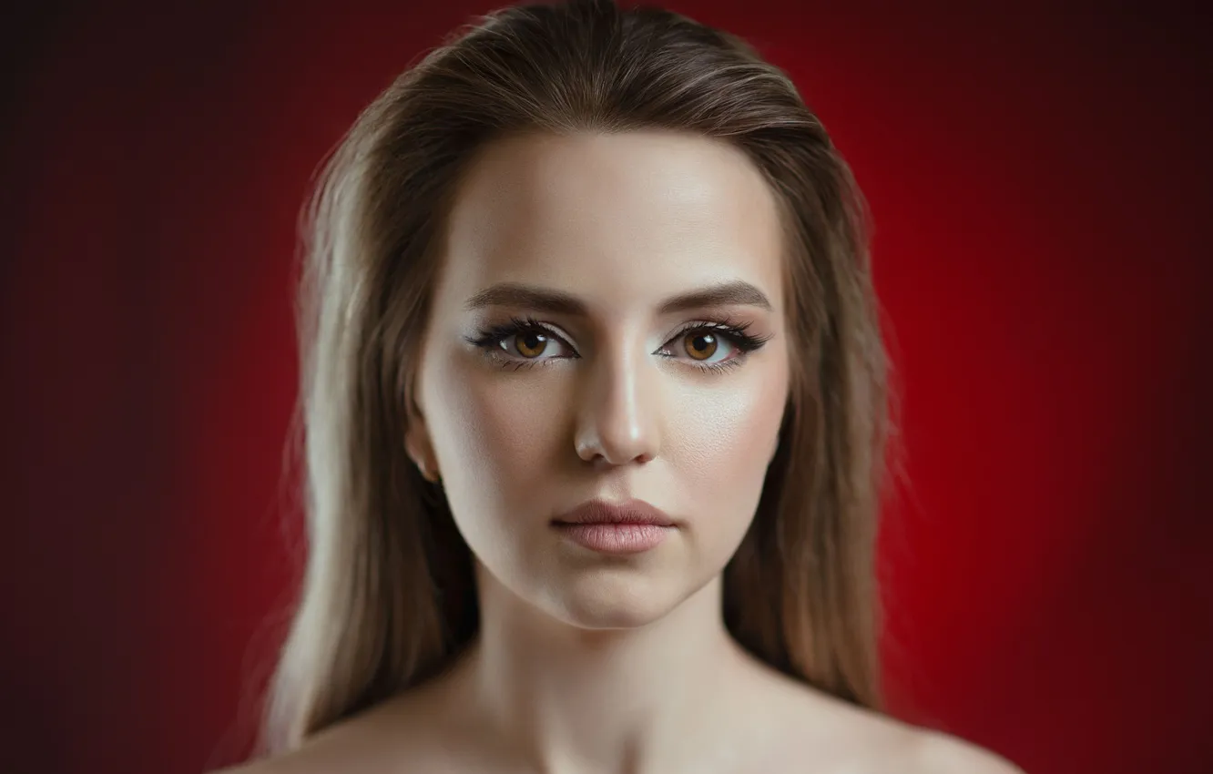 Photo wallpaper look, face, portrait, Lilush Kir