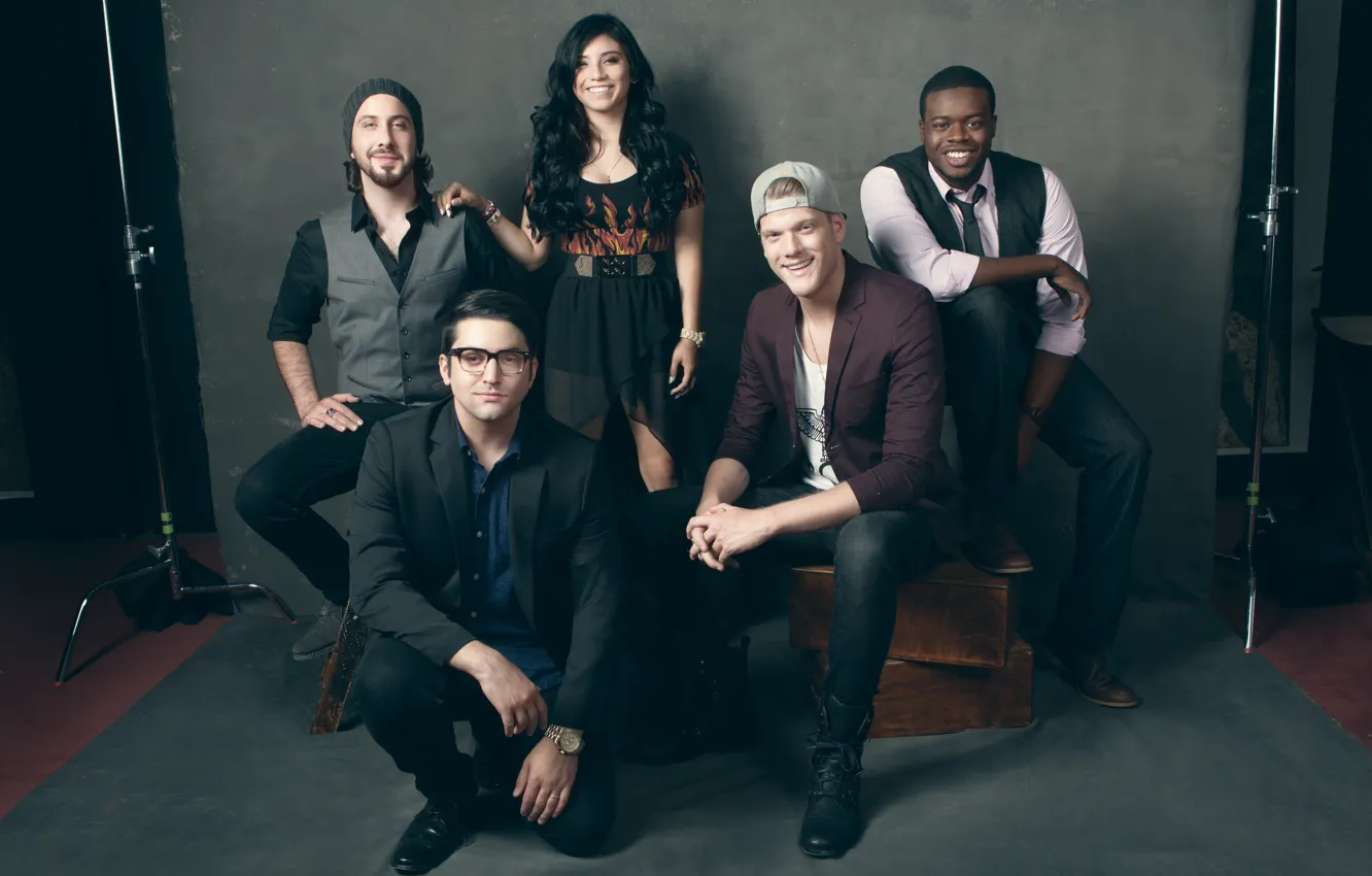 Photo wallpaper Kirstie Maldonado, Mitch Grassi, Kevin Olusola, Scott Hoying, Avi Kaplan, Pentatonix