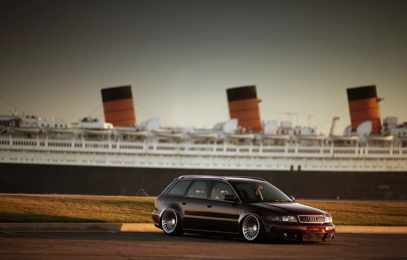 Photo wallpaper Audi, RS4, Wagon, Before