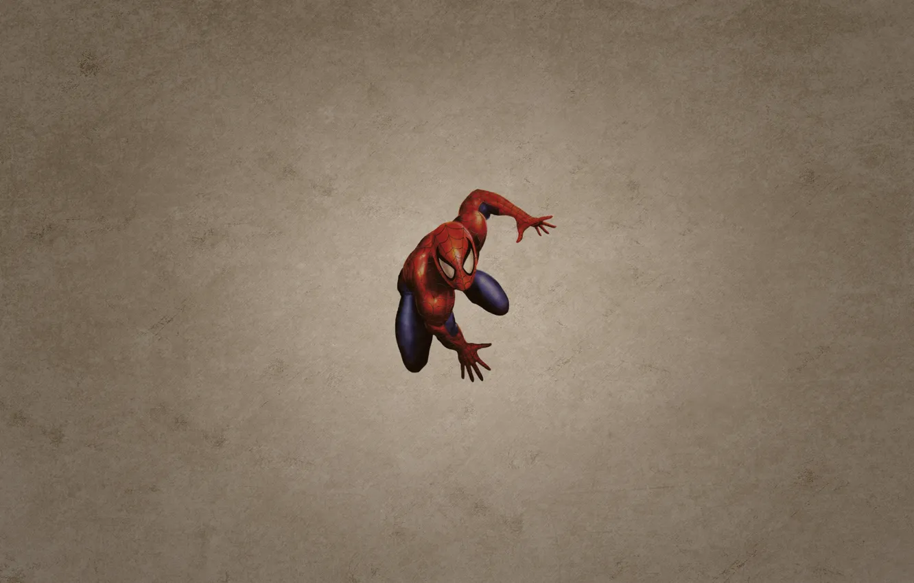Photo wallpaper minimalism, spider-man, spider man, dark background
