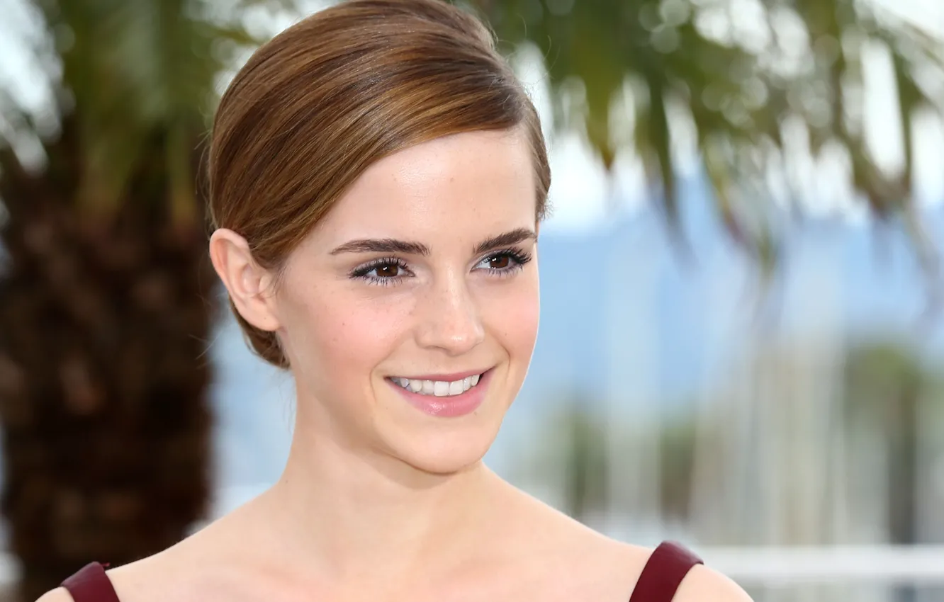 Photo wallpaper smile, model, actress, beauty, beauty, Emma Watson, Emma Watson, smile