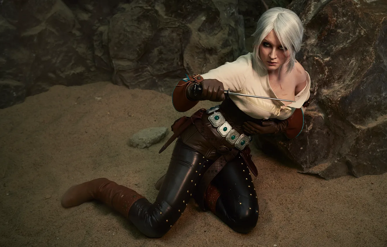 Photo wallpaper girl, characters, cosplay, cosplay, The Witcher 3: Wild Hunt, The Witcher 3: Wild Hunt, CRIS, …