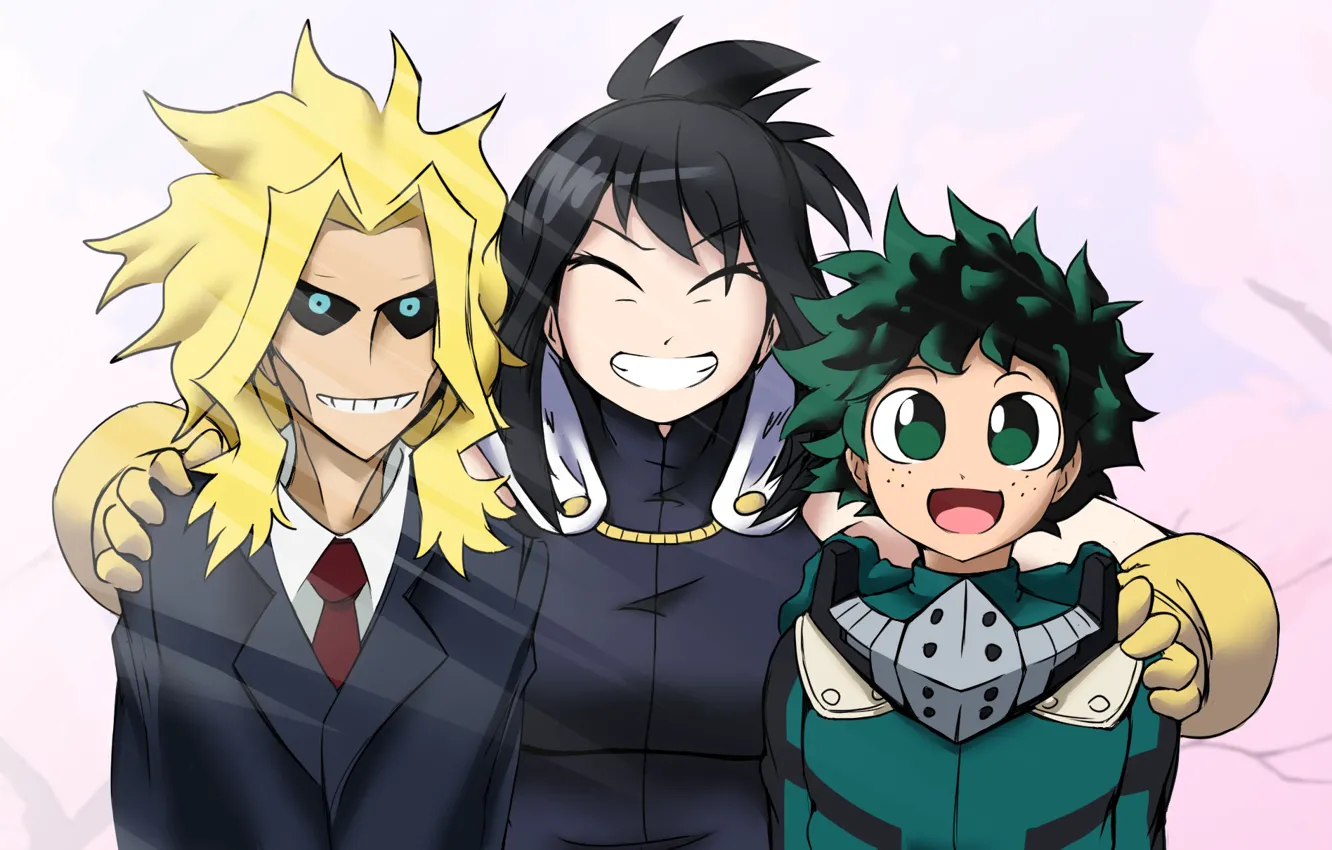 Photo wallpaper Almighty, My Hero Academia, Boku No Hero Academy, Midori Isuku, My Hero Academy, one for …