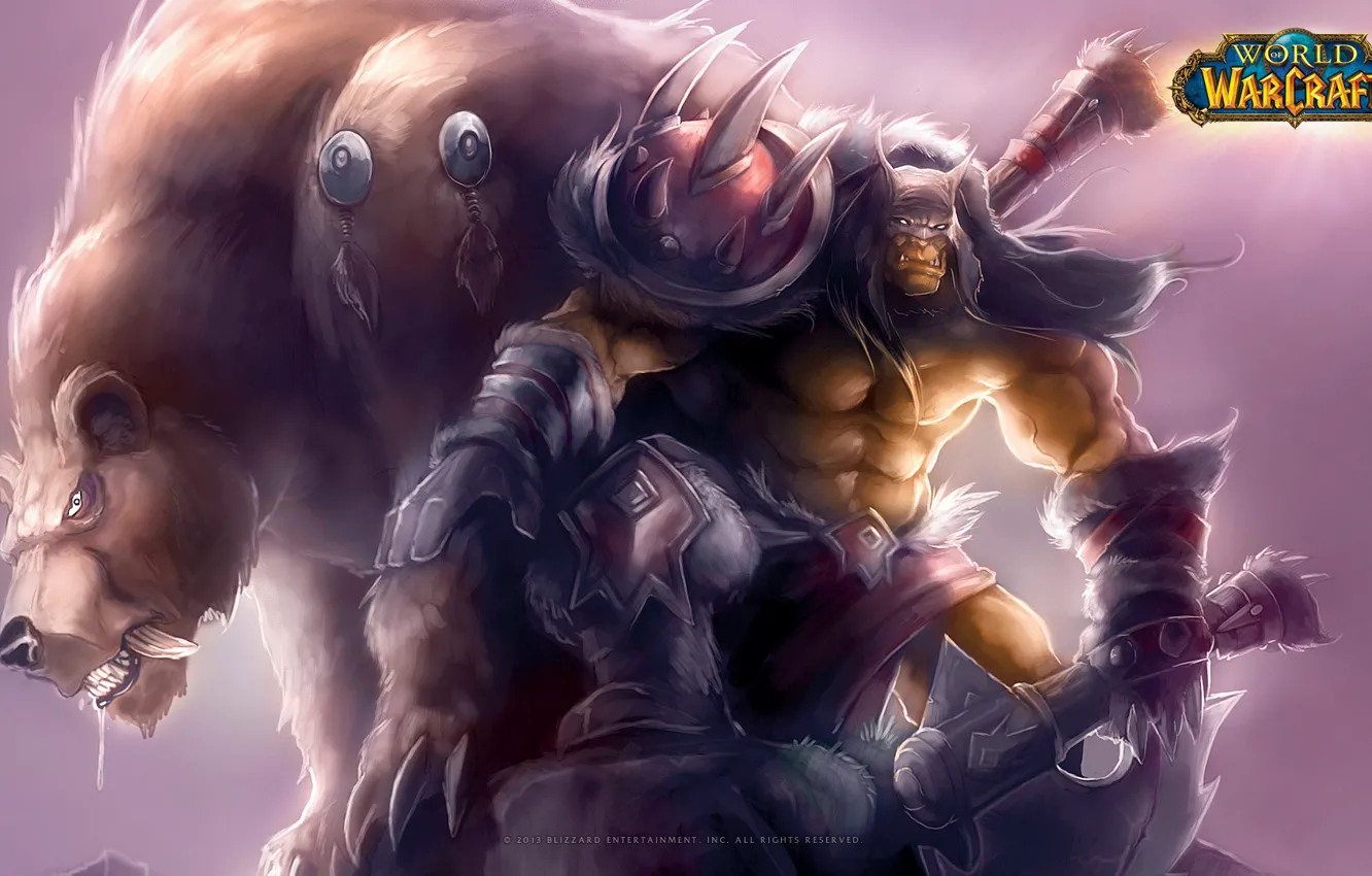 Photo wallpaper Stone, World of warcraft, Rexxar, Mike
